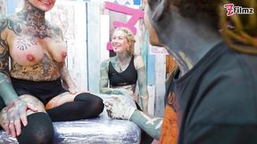 Heavily Tattooed Couple Gets Naughty with Big Dicks