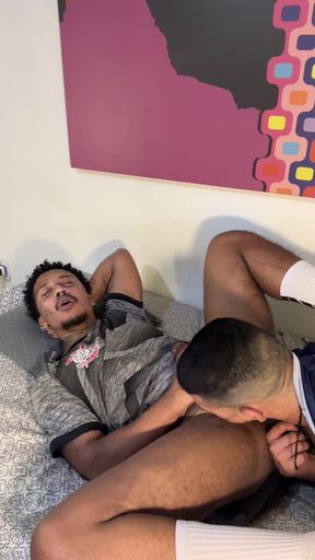 He Fuck My Ass While I Was Wearing My Team Shirt and Made Me Cum Hard.