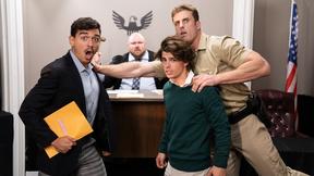 ”Bailiff Mark LAX gets a taste of Seth Peterson's prick in explicit courtroom encounter”