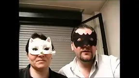 Masked cougar handles the cock!` - A smutty older woman straddles a lucky guy