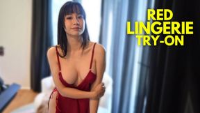 Tempting Thirsty Bitches Beg for Elixir Cock&#x1F32D; Suck&#x1F61C; with Red Rendezvous Wear