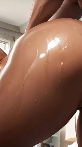 Friend's Curvy Latina BBW Girlfriend Gets Fucked (AI Generated)   Clip 1