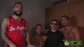 2 Big Cocks Tag Team Muscle Ass Bareback! Huge Monster Cock!