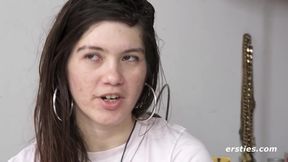 Julia Slips in a Butt Plug Before Solo Fingering
