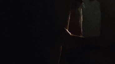 Amateur boys caught having fun at the swimming pool's public shower