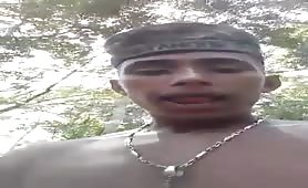 Verbal str8 venezuelan soldier wanking in the Jungle