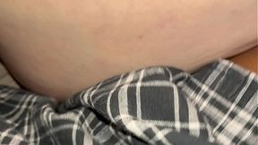 Petite Step Sisters Let Big Dick Step Brother Cum Inside Her Ass