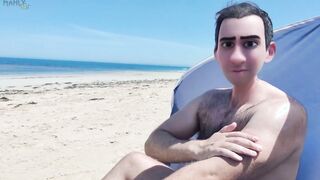 Step Homosexual Stepson's Barefoot Fetish on the Beach - Only the Best!
