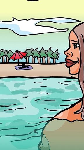 Curvy Wife Cheats on Her Husband While on Vacation