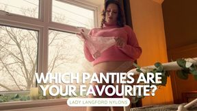 Which Lace Panties are Your Favourite? Delicious Panty & Ass Worship Tease