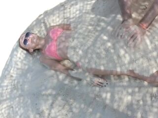 Me Being Tickled on My Feet on the Beach
