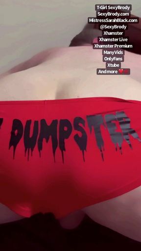 SHEMALE SEXYBRODY NEW PANTY AND HUGE DILDO UNBOXING