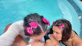kinky mary’s wet poolside fantasy