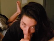 Joey Lee wakes up Horny with a Dick in Her Mouth POV
