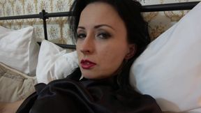 Big dildo masturbation in picturesque Slovakia