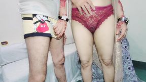 Father-in-law and daughter-in-law have anal sex, family sex