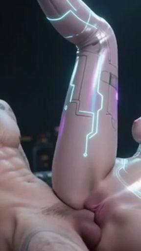 He Paid for a Fantasy. She Became Real. Cyberpunk AI Romance Goes Further Than Expected. (AI GENERATED)   Clip 1
