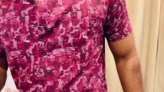 The mistress asked the boy for room rent but he did not even pay the rent, pussy fucking in Hindi audio roleplay indian bhabhi homemade amateur video