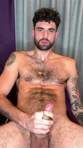 First Time Using a Male Masturbator Oy My Big Cock