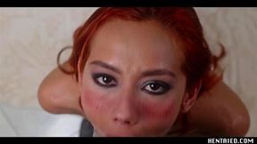 Real Life Hentai Bugged robot training squirts everywhere huge cumshot