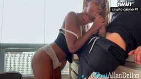 Hot latina creampied by ebony Brazilian - scorching hardcore porn!
