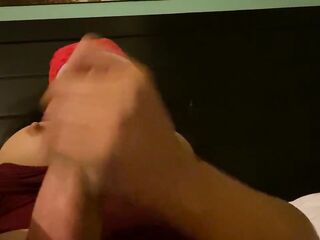 Jerking and tasting my cum
