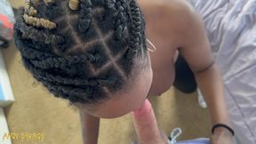 black milf pov deepthroat & squirting