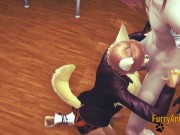 Furry Yaoi 3D - 2 Fox at School Yiff 1/2