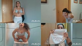 A Step-Mother's Pee Desperation And Accidental Wetting