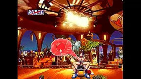 Bridget Battles Mai Shiranui in Hot Hentai Clash Under Neon Lights