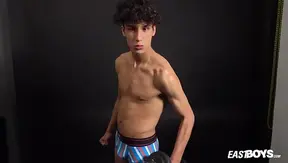 Slender Curvy Twink Strips Down Live — Watch His Tight Young Body Shine! – 18+