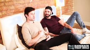 ”BAREBACKTHATHOLE Romeo Davis Lines Up His Enormous Cock With Drews Hole”