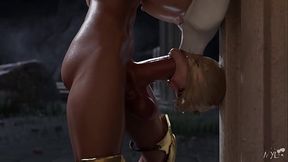 3d Wonderwoman Futa Powergirl