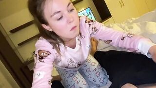 STEP DAUGHTER FUCKS ME WHILE IM TALKING