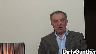 Gunther stalking since the 60s - aged vs teen fuck session