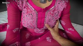 Playing with my step Uncle'_s step Daughter Riya Playing with little hairy pussy