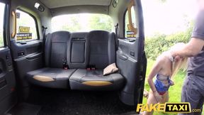 Sex Taxi Golden shower for hot lady followed by some kinky anal sex