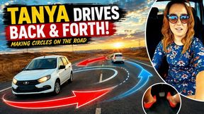 Tanya Driving Practice Forward Reverse Braking and Turning Around 26 min 1080