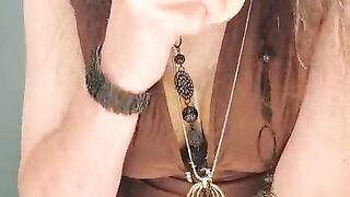 Buxom Sissy Spunking 2