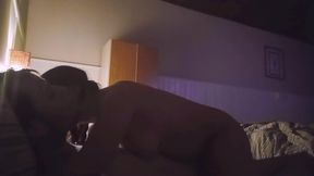 Young Stepdaughter with Her Hairy Vagina Feeling Daddy's Cock Until She Orgasms. She Loves Playing with Her Stepdad
