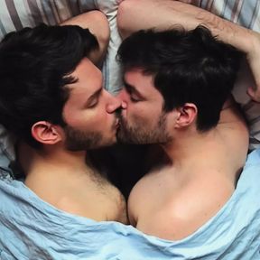 Friends jerking off together (very intimate)