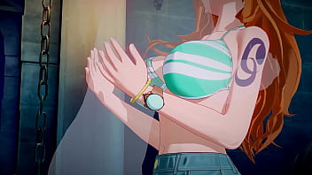 Nami gets her pussy cleaned nice - One Piece 3D Hentai