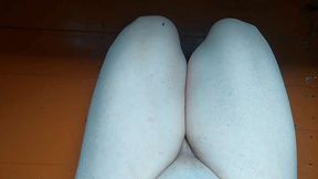 Playing Innocent in Sheer Lace