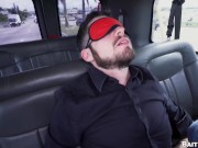 BAITBUS - Alex Mecum Is Blindfolded Not Knowing He's Getting A Blowjob From Handsome Jack Winters