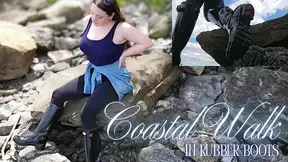 Coastal Walk In Rubber Boots