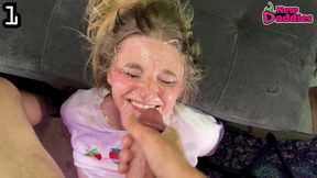 facial & cumshot compilation - 15 thick sperm loads