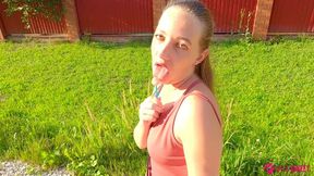 I dominate the stranger's cock&#x1F32D;, then ride him hard in a condom, my wicked pleasure