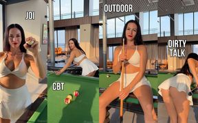 JOI, CBT While Playing Billiard