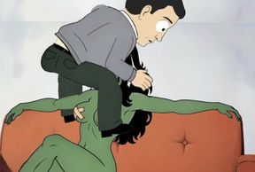 Slut She-hulk Gets Fucked on the First Date. Cartoon