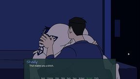 Eating a Goth girl'_s ass - LockDown Dom part 8